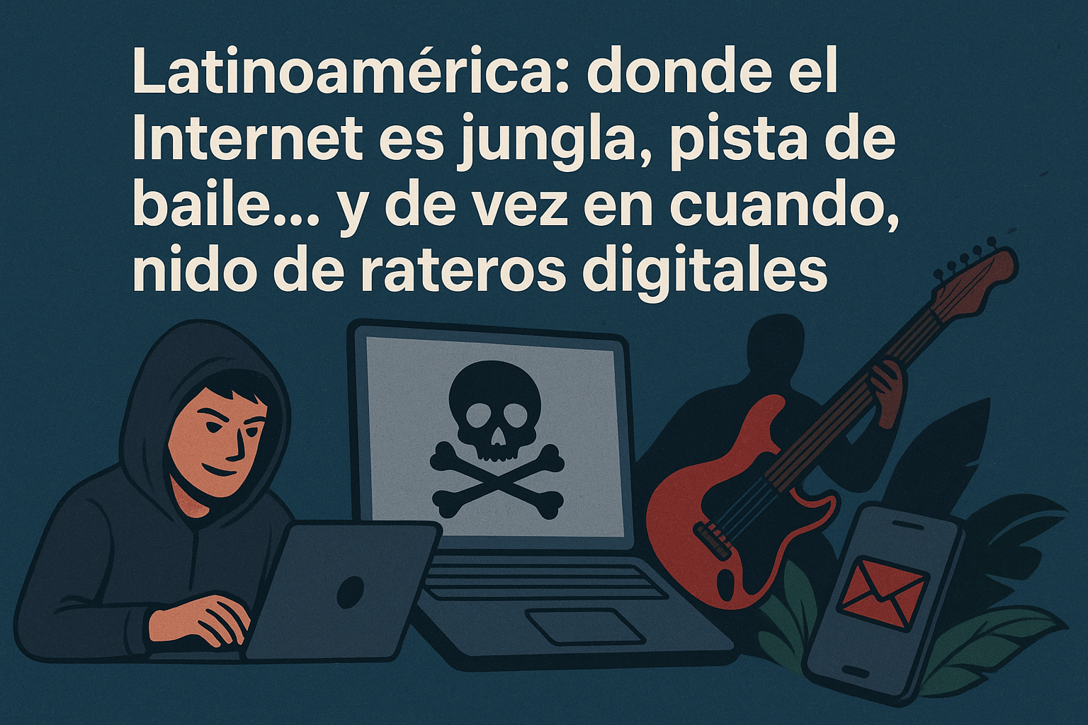 Latinoamerica: donde el Internet es jungla, pista de baile… y de vez en cuando, nido de rateros digitales